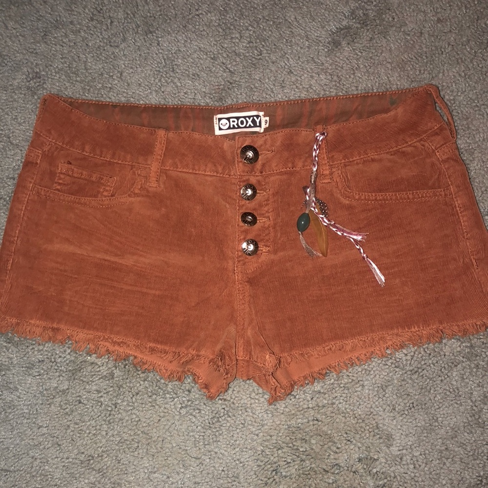 Roxy corduroy brown shorts